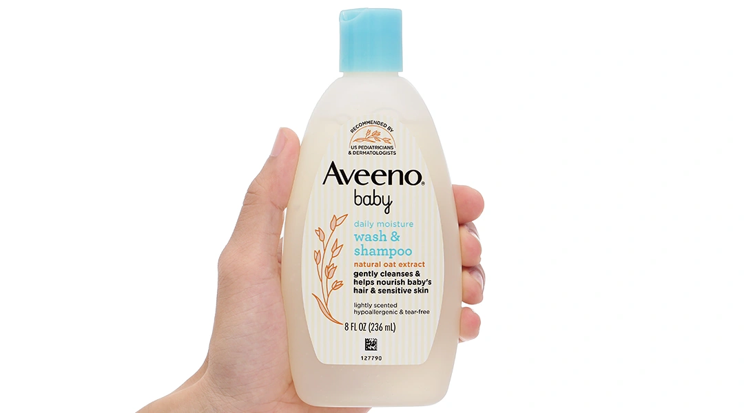 Sữa tắm cho trẻ viêm da cơ địa Aveeno Baby Daily Moisture