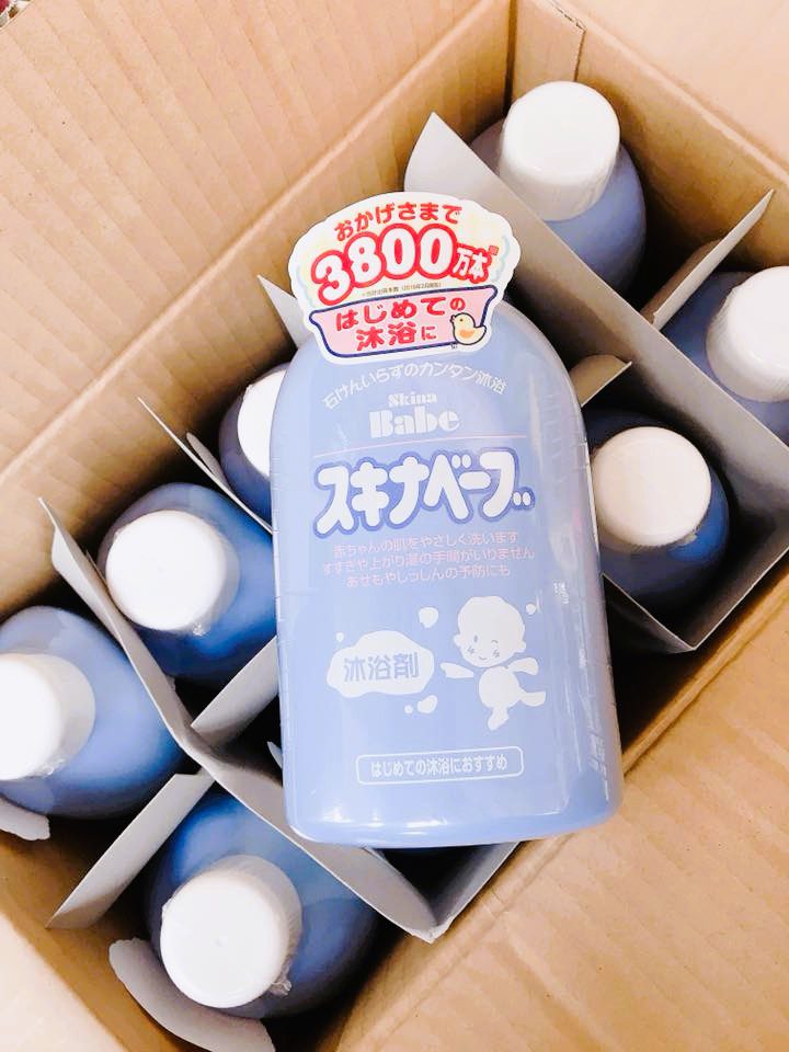 Sữa tắm gội trị rôm sảy cho bé Skina Babe