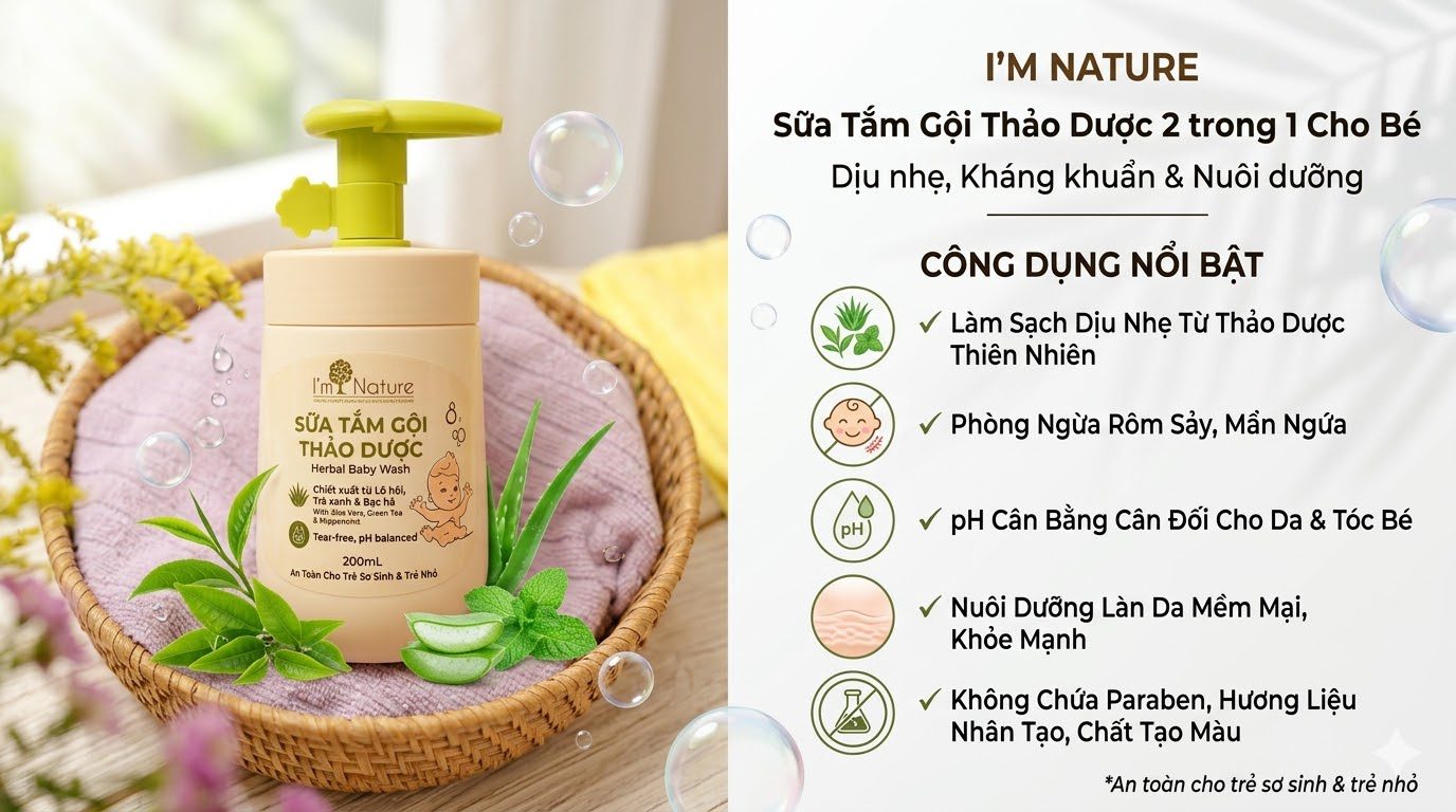 Sữa tắm I’m Nature