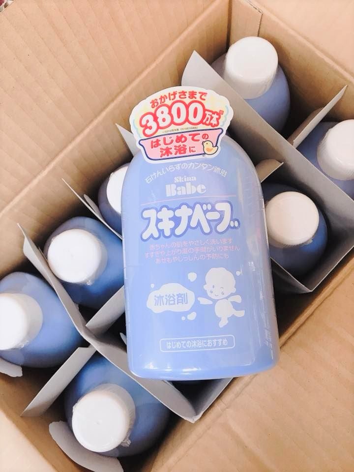 Sữa tắm cho bé sơ sinh của nhật Skina Babe Sữa tắm cho bé sơ sinh của nhật Skina Babe