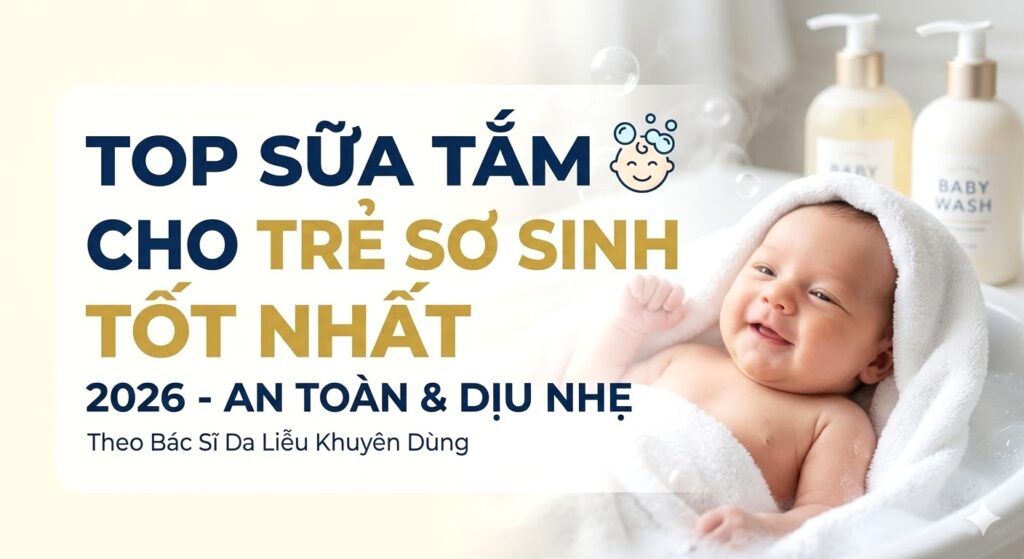 Top Sữa Tắm Cho Trẻ Sơ Sinh Tốt Nhất 2026 An Toàn, Dịu Nhẹ