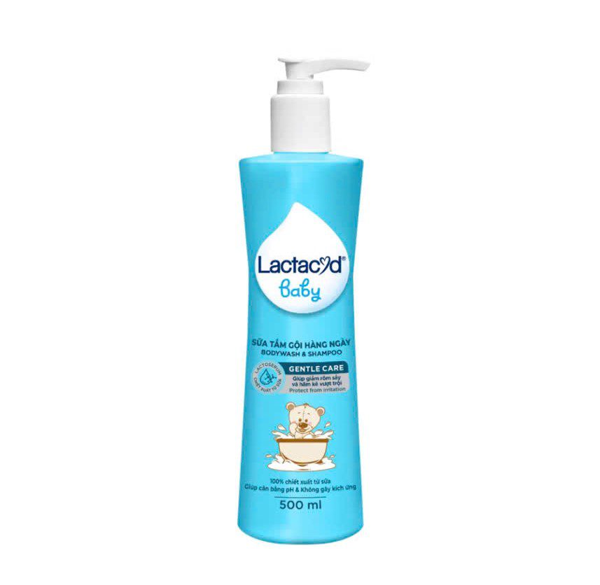 Sữa tắm trị viêm da cơ địa cho bé Lactacyd Baby Gentle Care